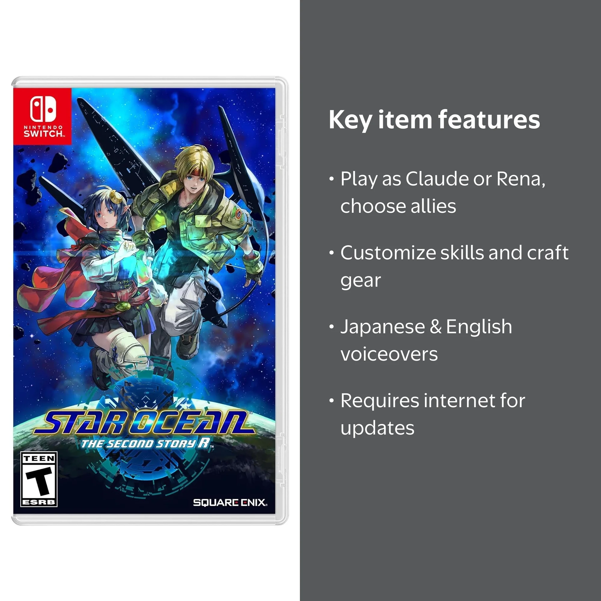 Nintendo Switch Star Ocean The Second Story R - EARTH, GALAXY
