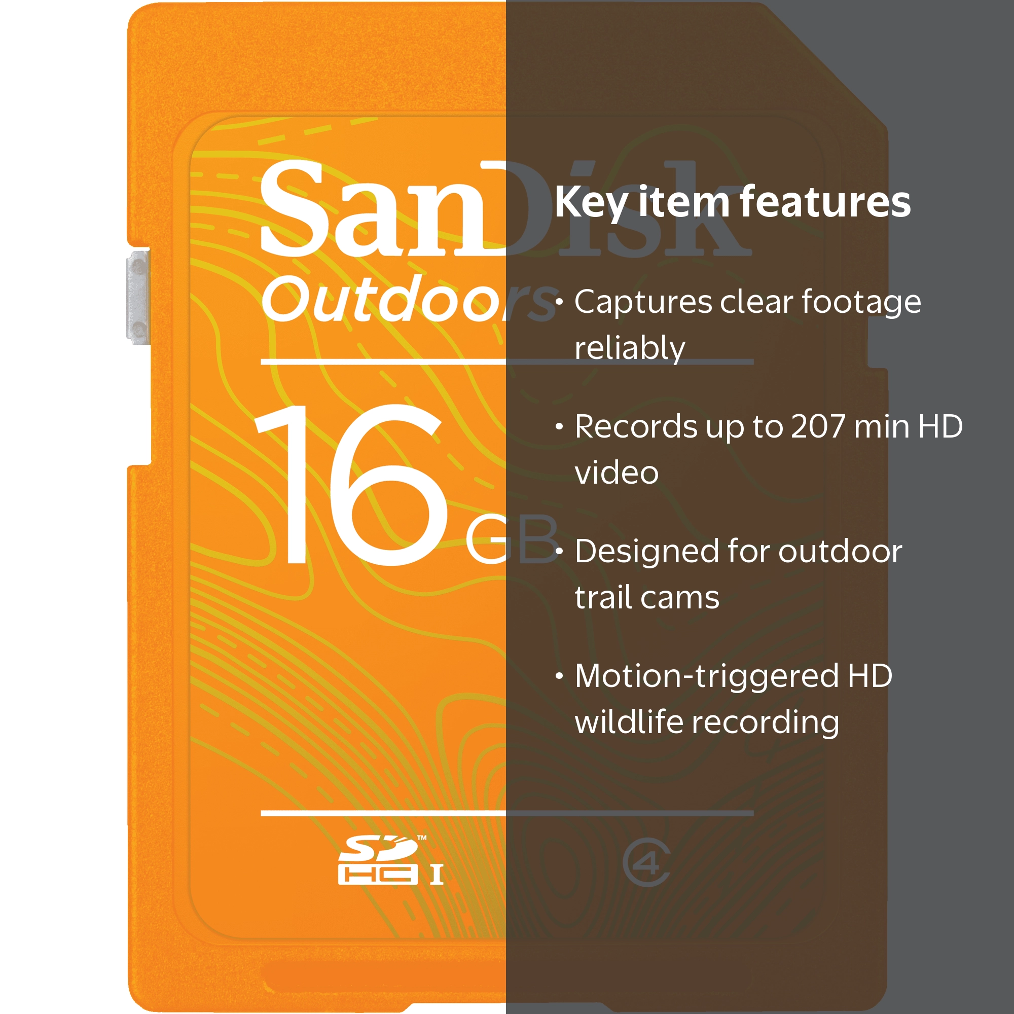 SanDisk Outdoors 16GB SDHC Flash Memory Card - Walmart.com