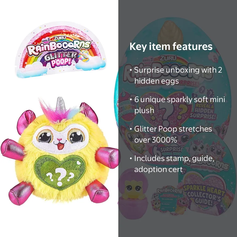Rainbocorns Series 2 Monkey Surprise Mystery Plush - Walmart.com