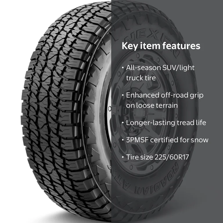 1 Nexen Roadian ATX 225/60R17 99V 600AB Snow Certified All Terrain