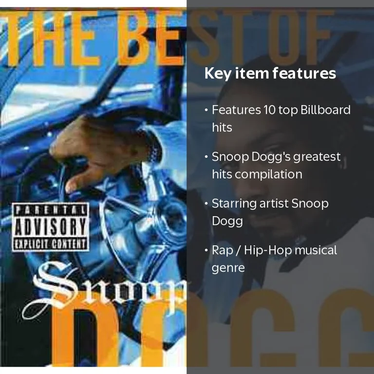 Snoop Dogg - The Best Of Snoop Dogg - Music & Performance - CD