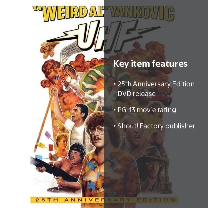 SDS UHF 25th Anniversary Edition DVD Comedy with 'Weird Al