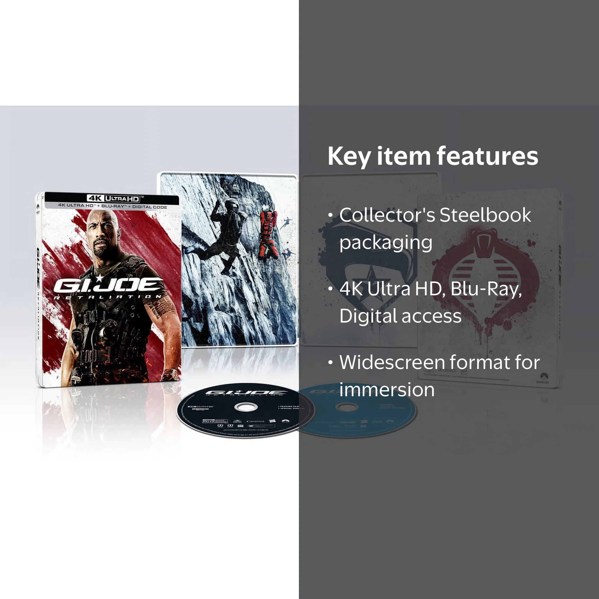 GI Joe 2: Retaliation (Steelbook) (4K Ultra HD + Blu-Ray + Digital