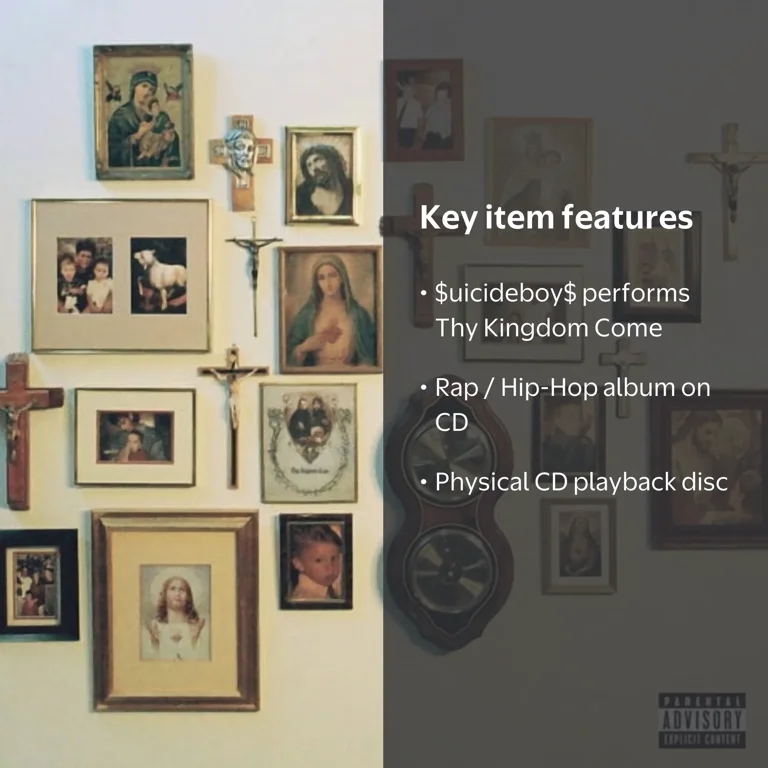 G59 Records LLC, CD, Thy Kingdom Come, $uicideboy$ Rap Hip-Hop