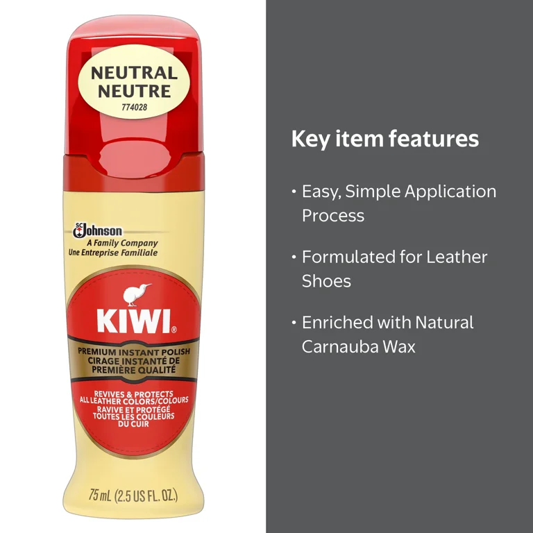 kiwi カラーリング剤 KIWI, Color Shine Liquid Polish, 2.5 fl oz, Neutral Clear