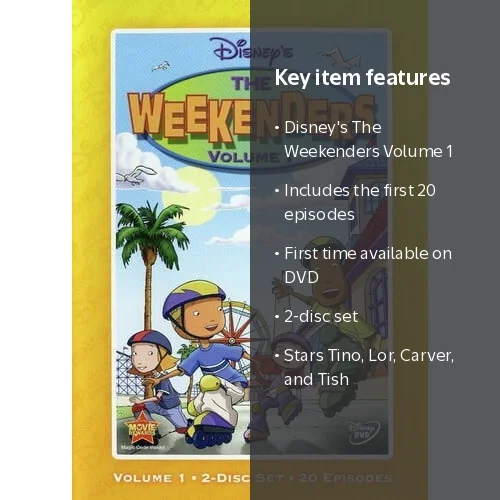 Disney's The Weekenders: Volume 1 - Standard 2 (DVD), Disney