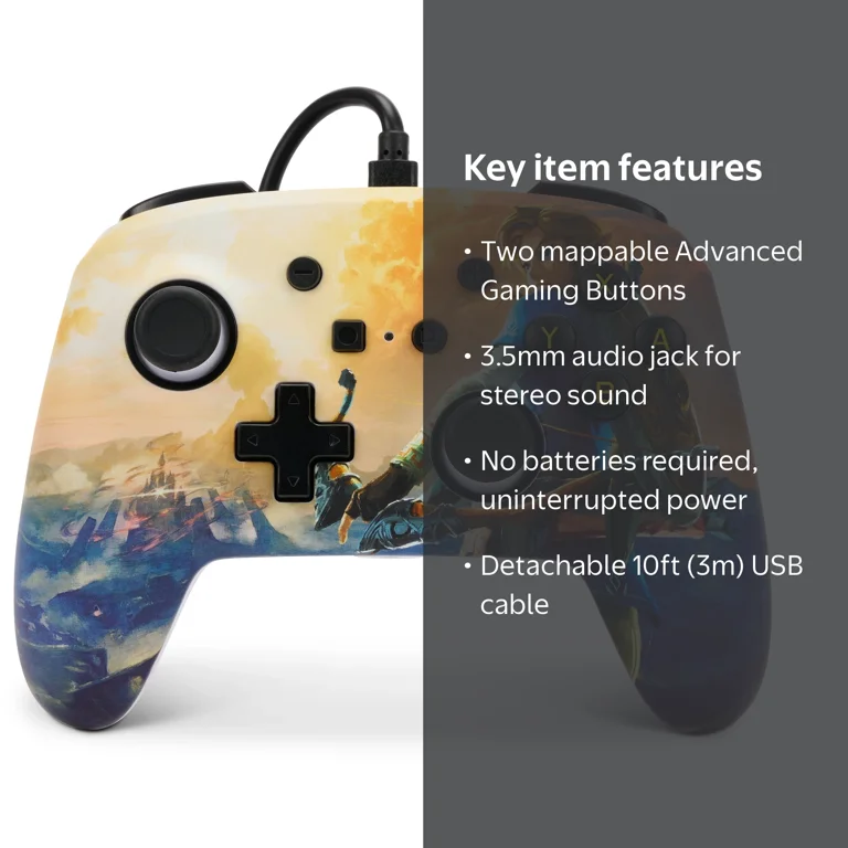 PowerA Enhanced Wired Controller for Nintendo Switch - Hyrule Hero