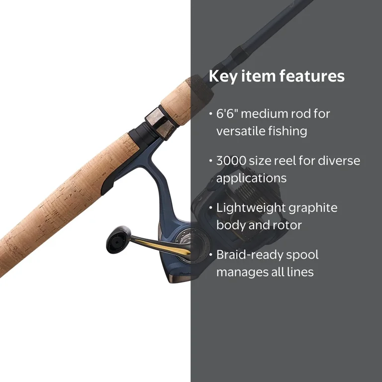 fenwick hmg/ pflueger president spinning combo 4'8