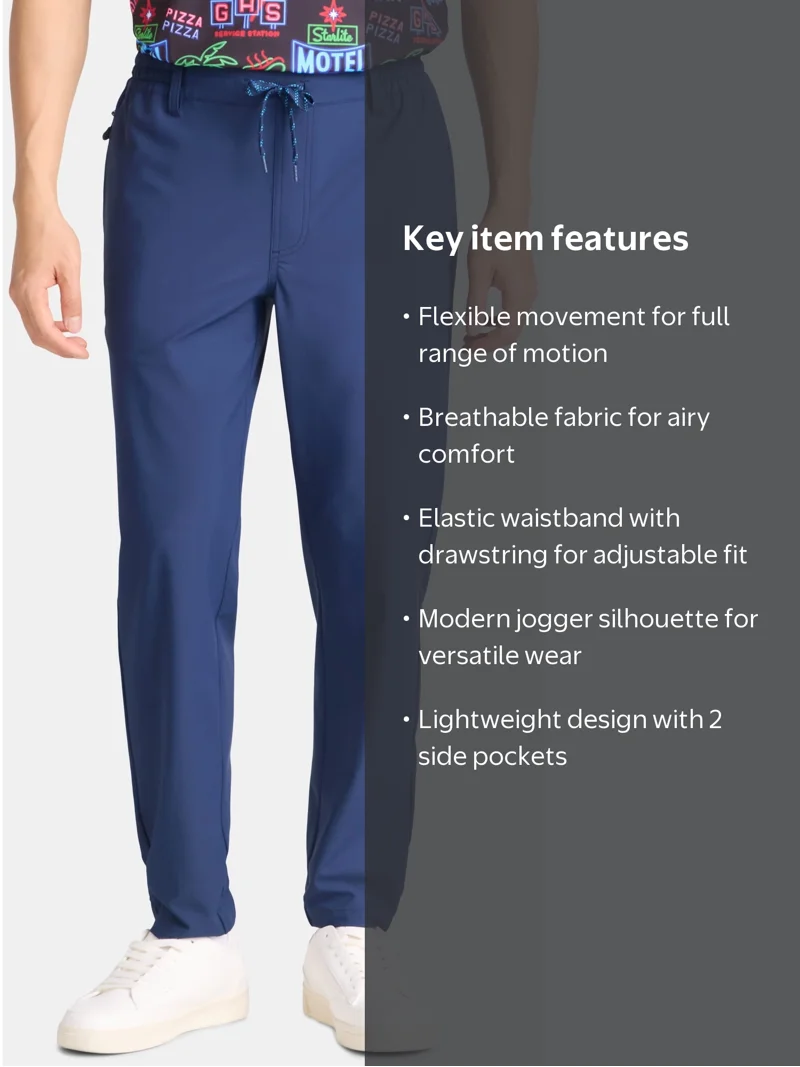 Birdie Bound Jogger Style Pull On Golf Pant, Men's Sizes XS-5XL