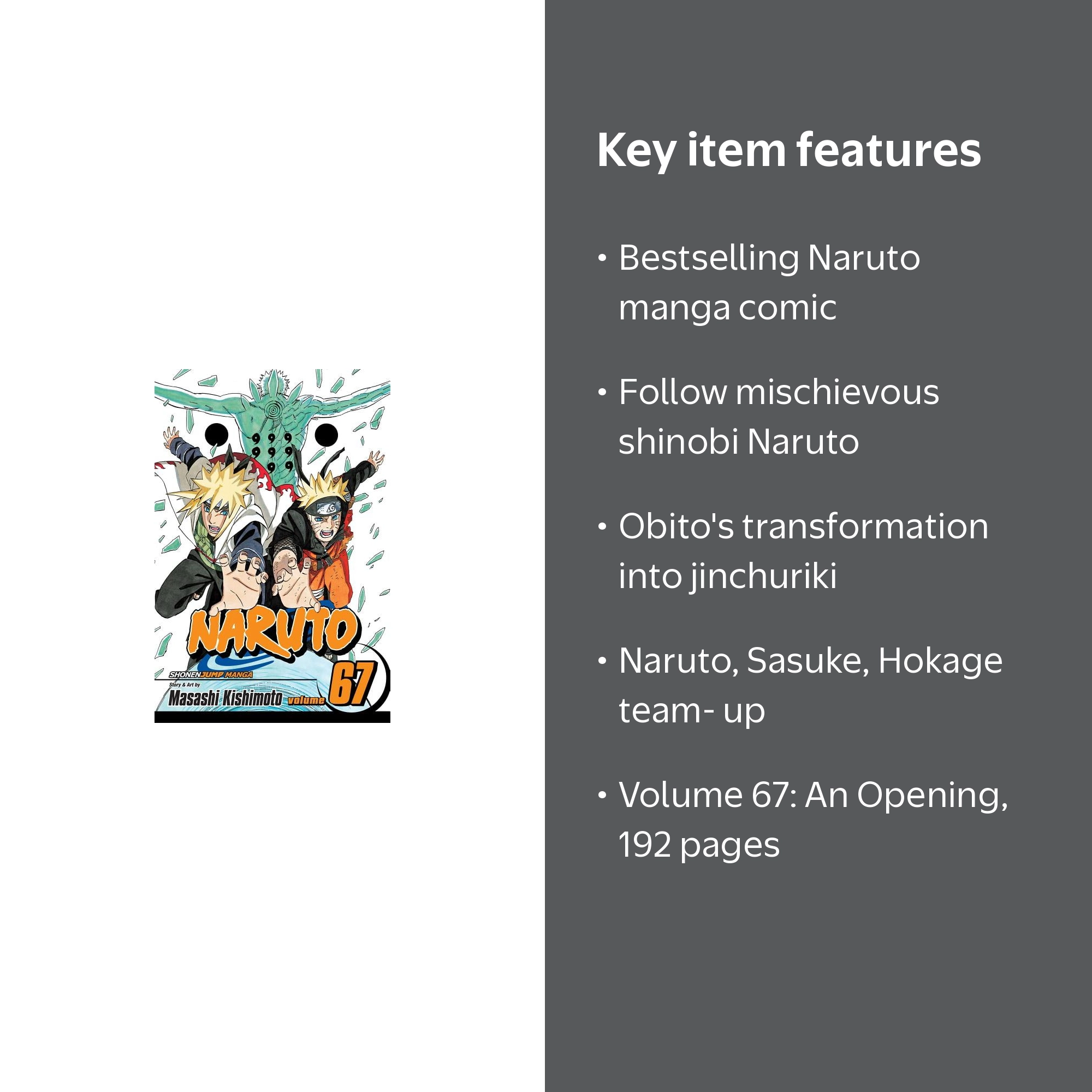 Naruto Naruto, Vol. 67: An Opening, Book 67, (Paperback) - Walmart.com