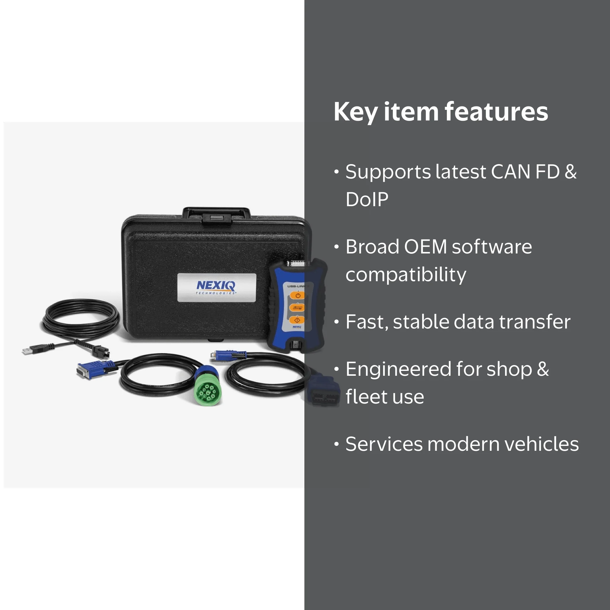 NEXIQ 121052 Diagnostic Interface Supporting CAN FD and DoIP