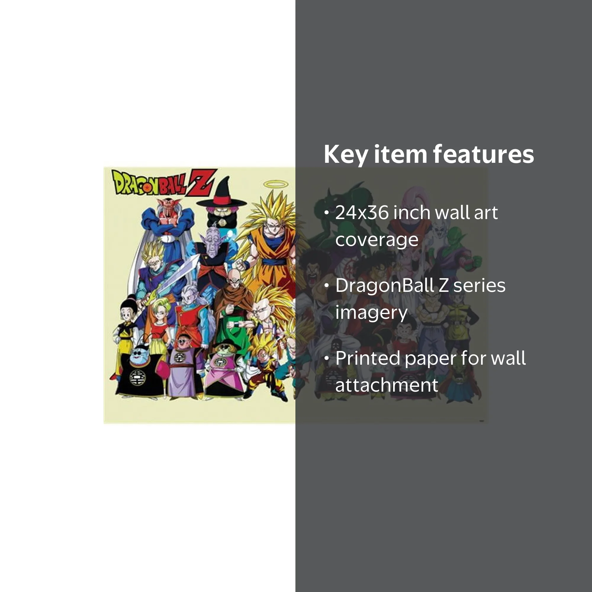 Hot Stuff Enterprise Z79-24x36-NA DragonBall Z Poster- 24 x 36