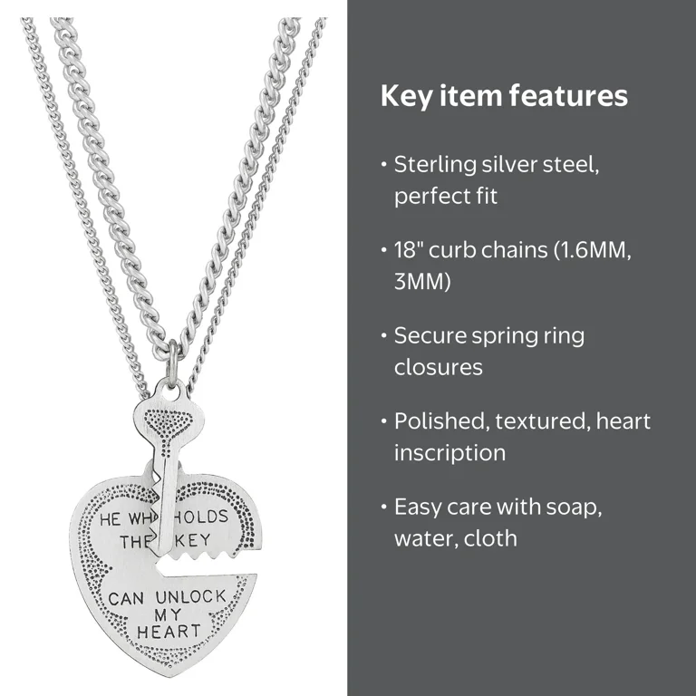 ネックレス・ペンダント Heart IN KEY Pendant Silver925 Brilliance Fine Jewelry Sterling Silver Breakable Heart Key