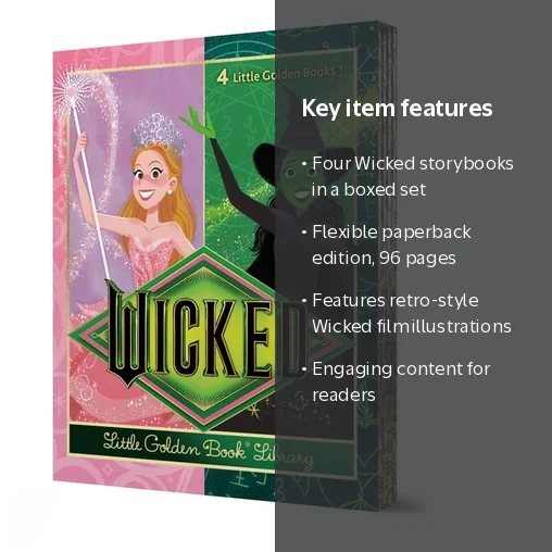a little golden book 「Wicked」シリーズ 絵本セット Little Golden Book Wicked Little Golden Book Boxed Set (Universal