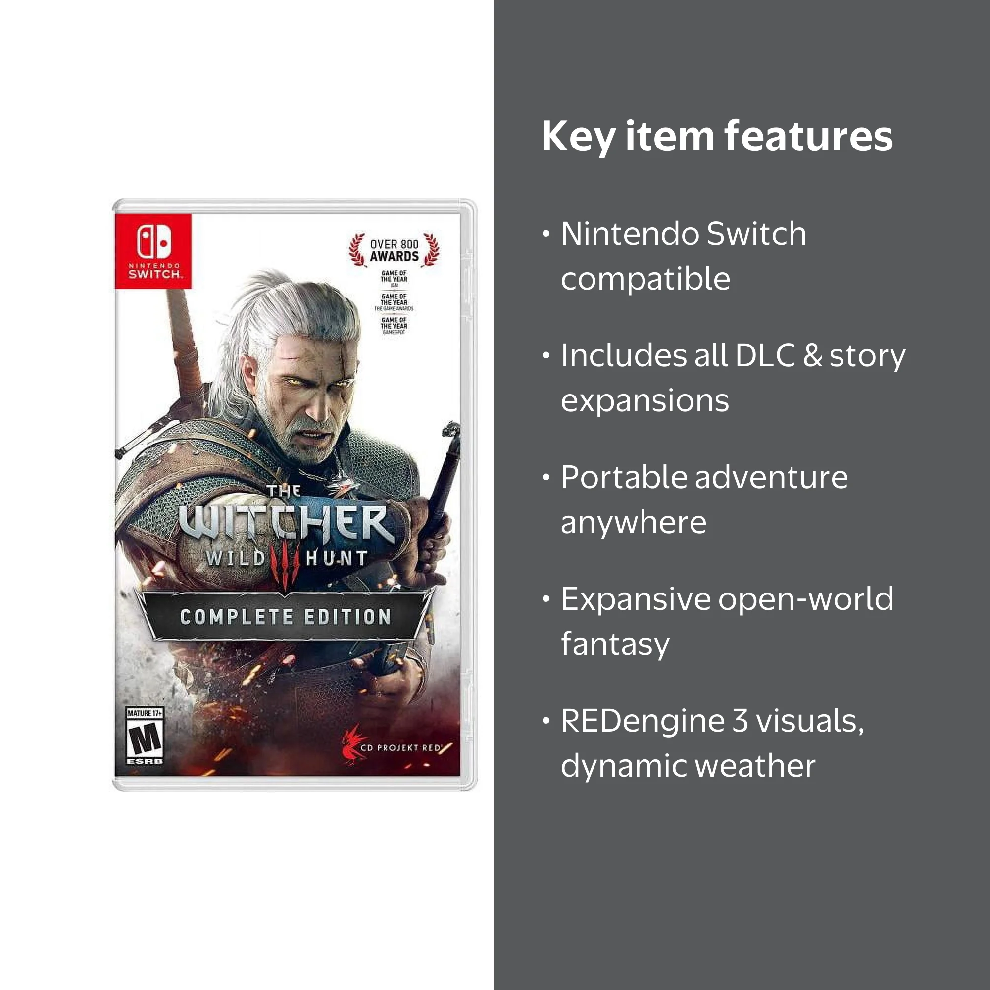 The Witcher 3 Complete Edition Switch, Hearts of Stone Blood and