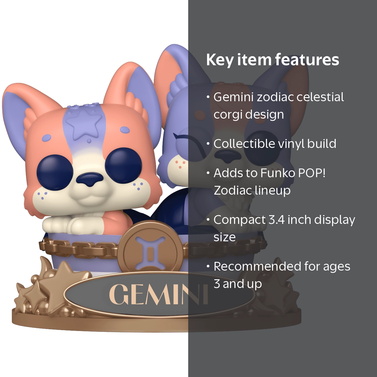 Funko, Zodiac: Gemini Collectible Vinyl Figure, Celestial Corgis