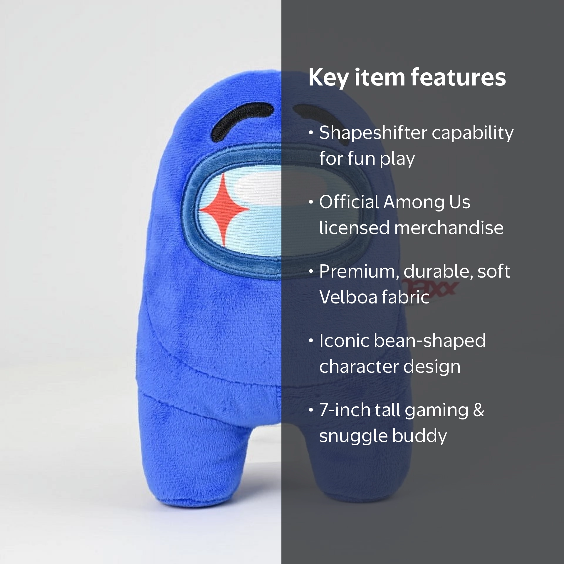 Among Us Feature Shapeshifter Plush 7in Blue - Walmart.com