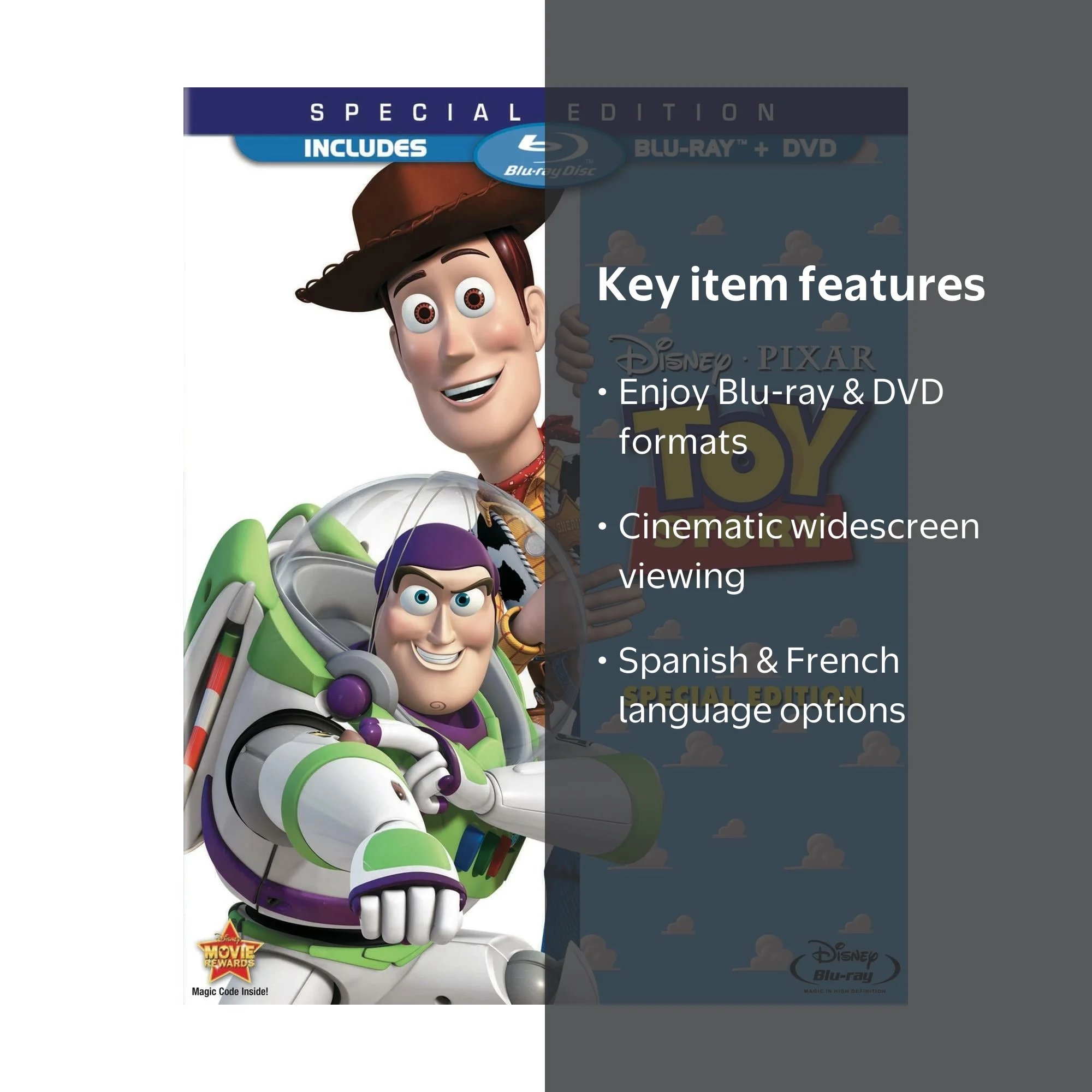 Toy Story (Blu-ray + DVD) - Walmart.com
