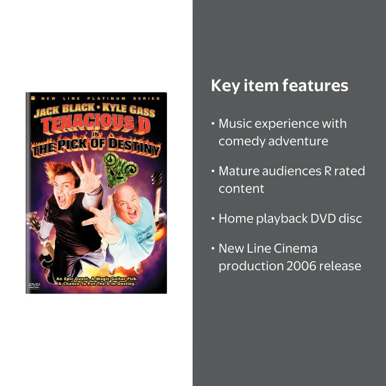 SDS, DVD, Tenacious D in The Pick of Destiny, Comedy, Music