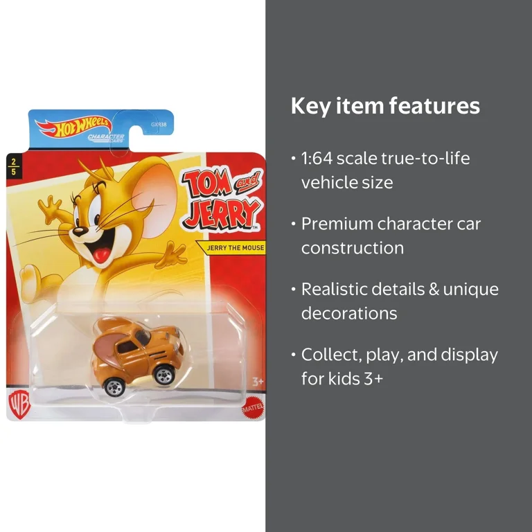 Hot Wheels Animation Character Cars 1:64 Scale Vehicles - Walmart.com