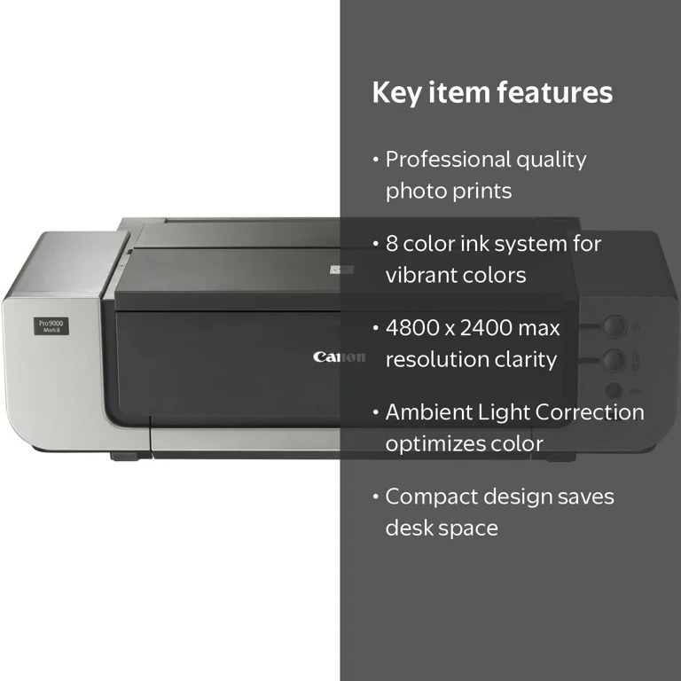 Canon PIXMA Pro9000 Mark II Photo Printer - Walmart.com