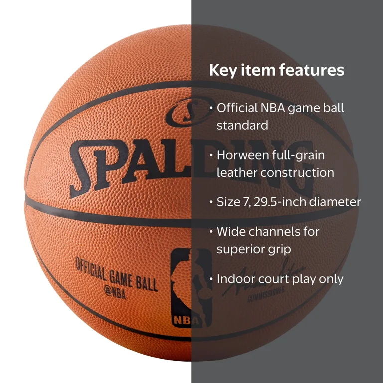 SPALDING NBA OFFICIAL GAME BALL バスケットボール Spalding NBA Official Game Ball - Walmart.com