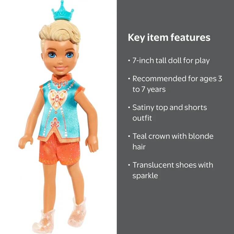 Barbie Dreamtopia Chelsea Boy Sprite Doll, 7-Inch, Little Kids
