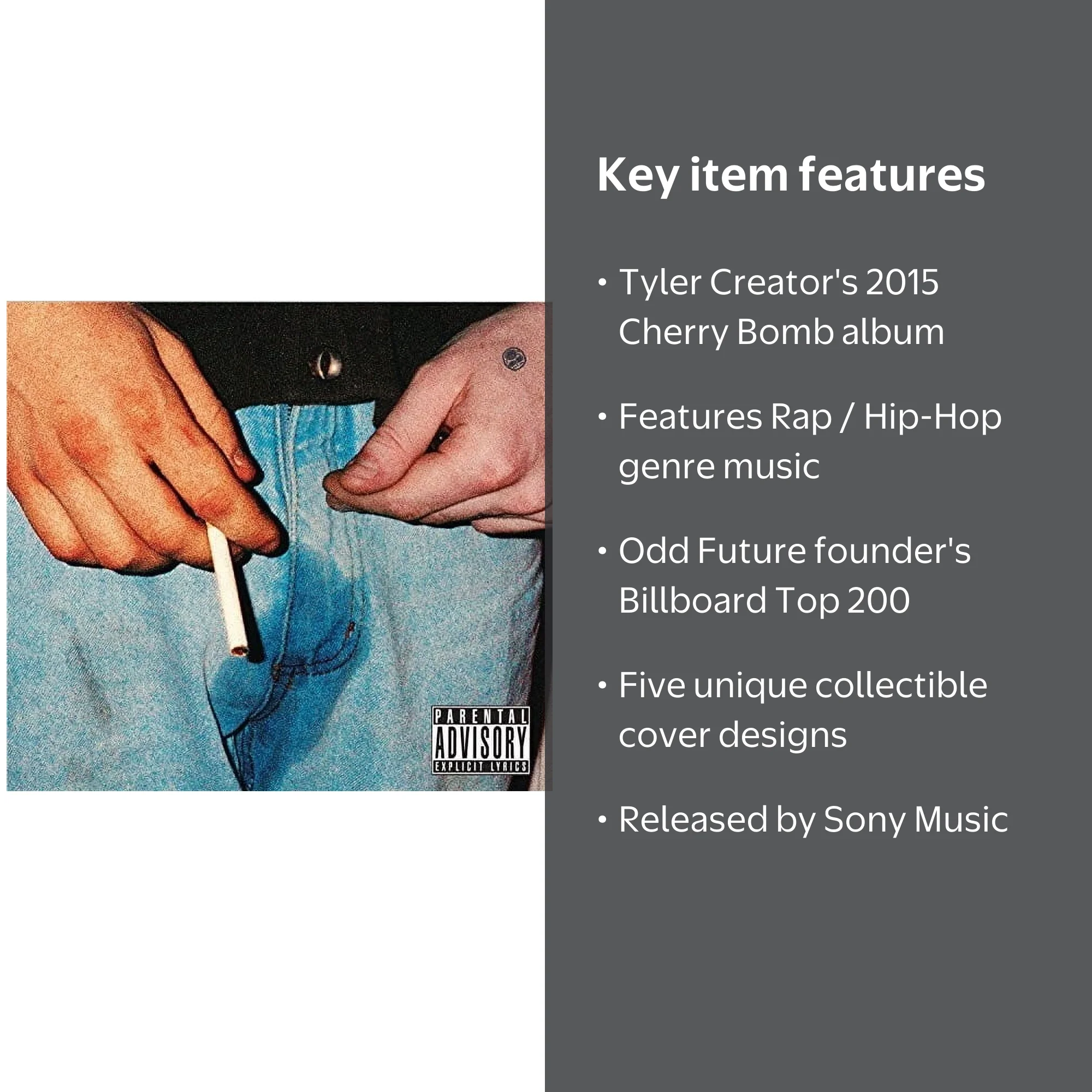 Tyler, the Creator - Cherry Bomb - Music & Performance - CD