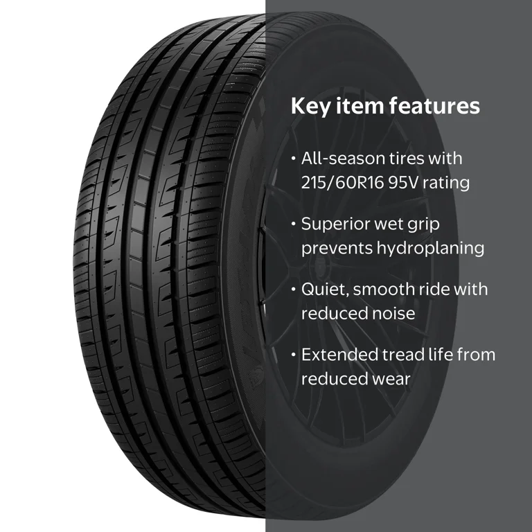 Lexani LXTR-203 All Season Passenger Tire 215/60R16 95V, CUV