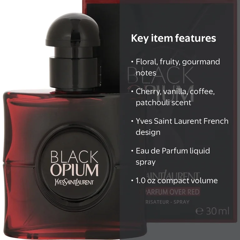 Yves Saint Laurent, Ladies Opium Black Over Red EDP Spray, 1.0 oz