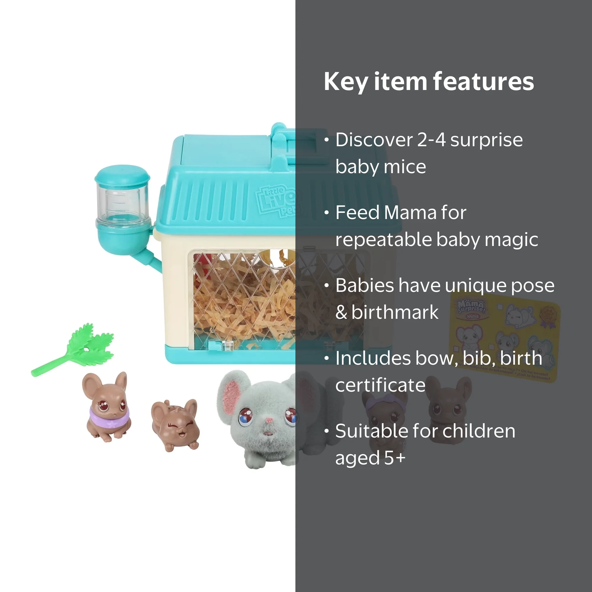 Little Live Pets, Mama Surprise Lil' Mouse Minis, surprise babies