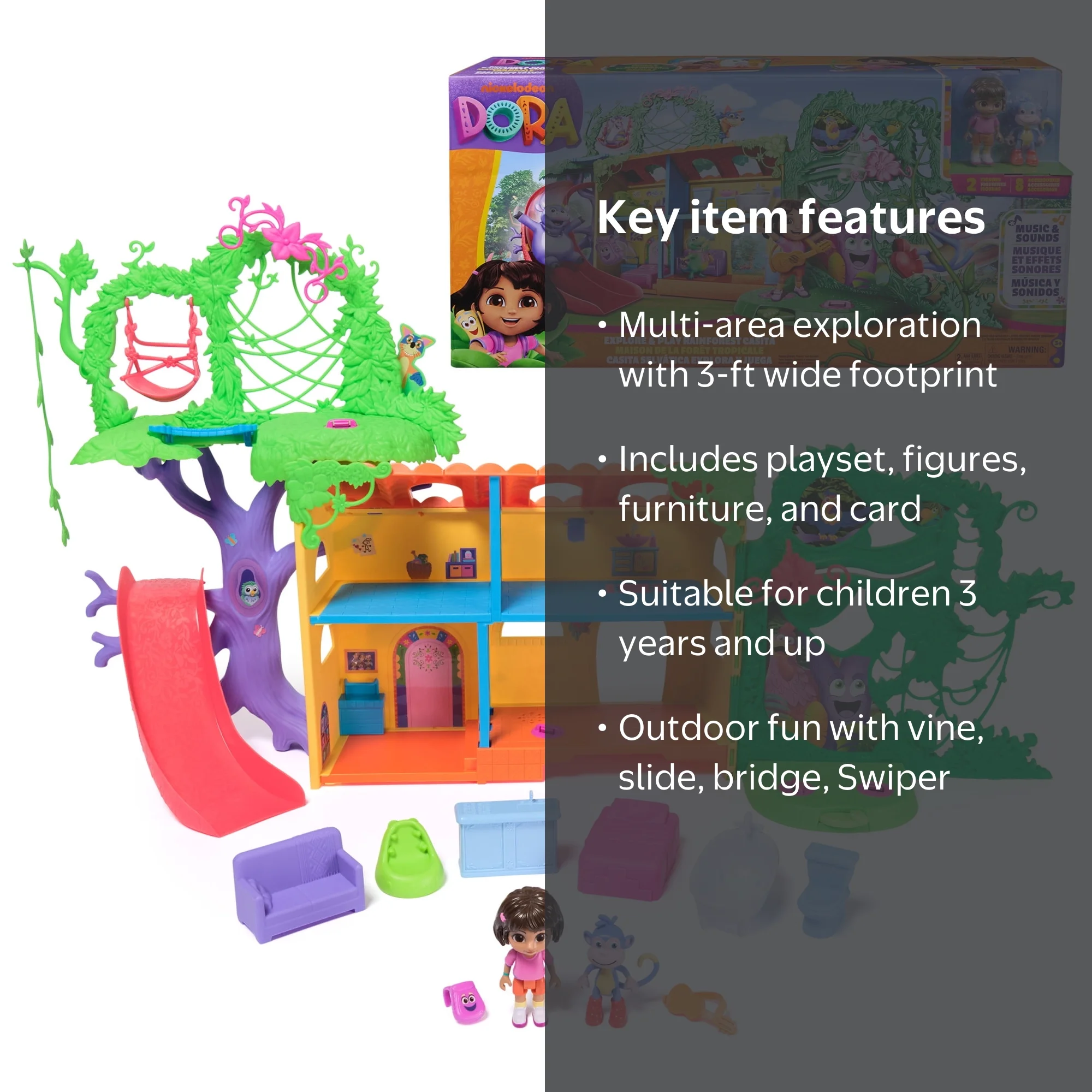 Dora the Explorer Explore & Play Rainforest Casita Playset