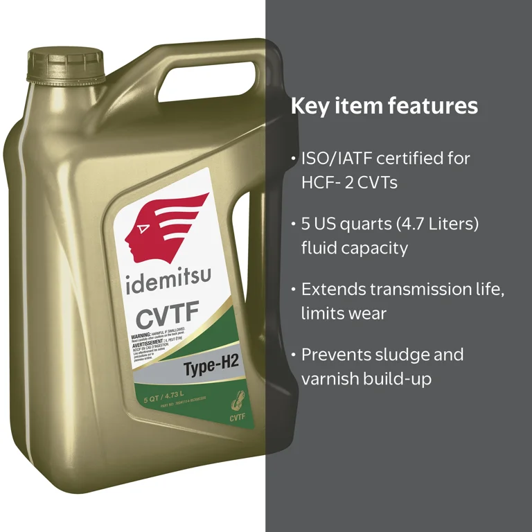 Idemitsu CVT Transmission Fluid, 5 Quart, HCF-2 Type, Smoother