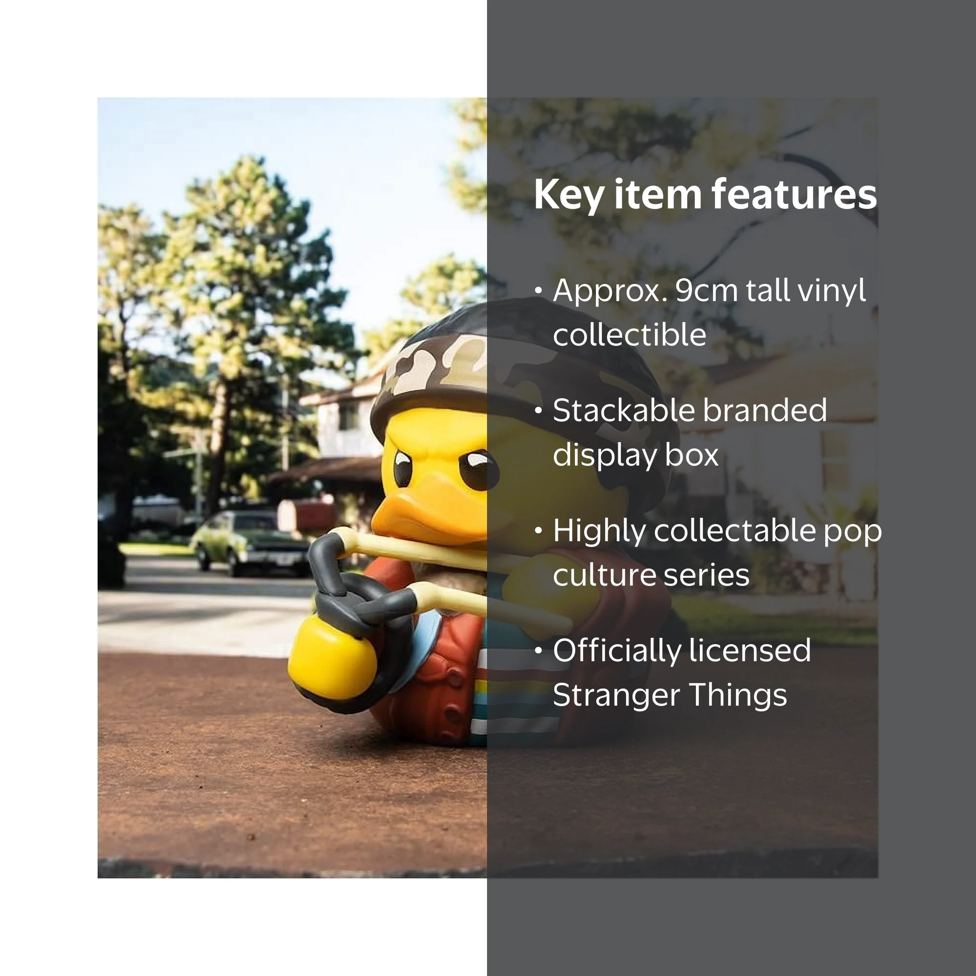 TUBBZ Stranger Things Lucas Sinclair Collectible Duck Vinyl Figure
