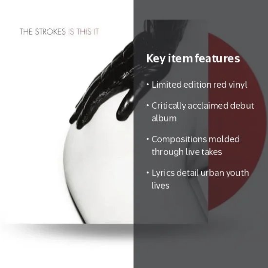 Sony Import, The Strokes Is This It Red Colored Vinyl Album
