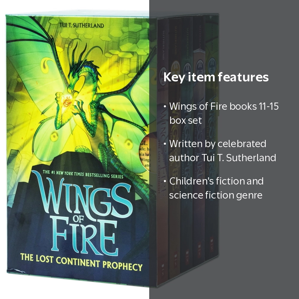 Tui T. Sutherland's Wings of Fire Collection: Books 11-15 Box Set