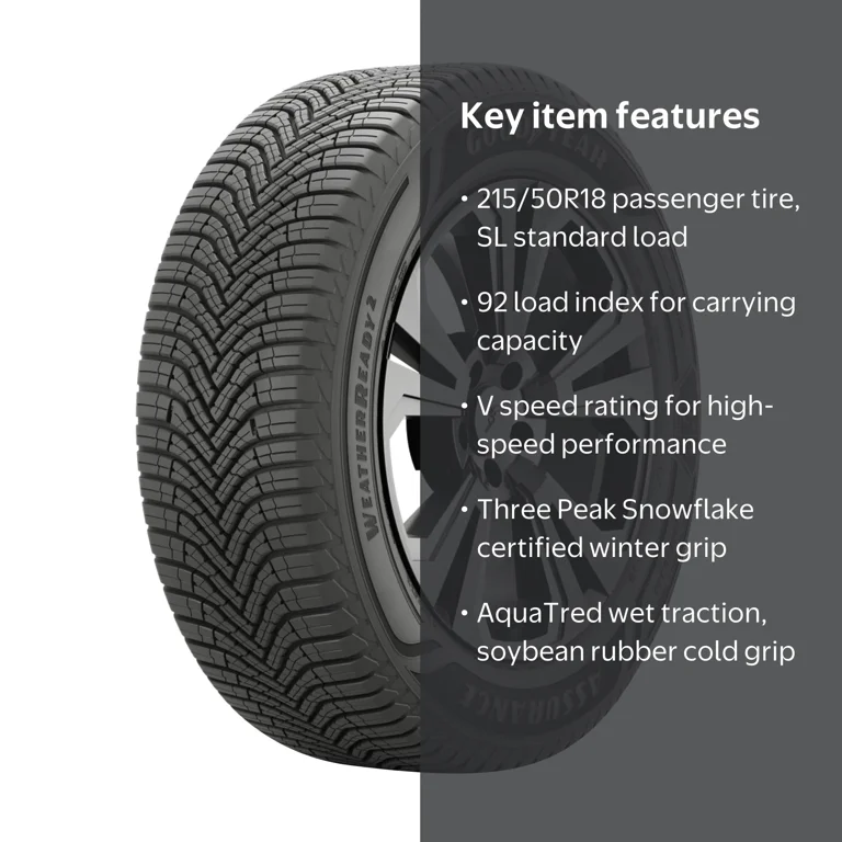 Goodyear Assurance WeatherReady 2 All Weather 215/50R18 92V