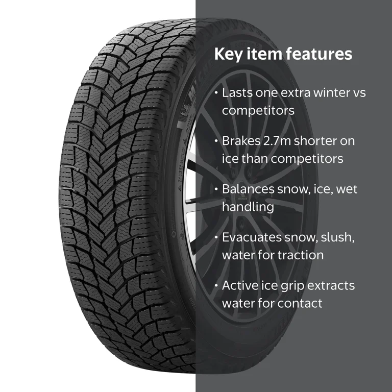 Michelin X-Ice Snow Winter Studless 215/55R17XL 98H - Walmart.com