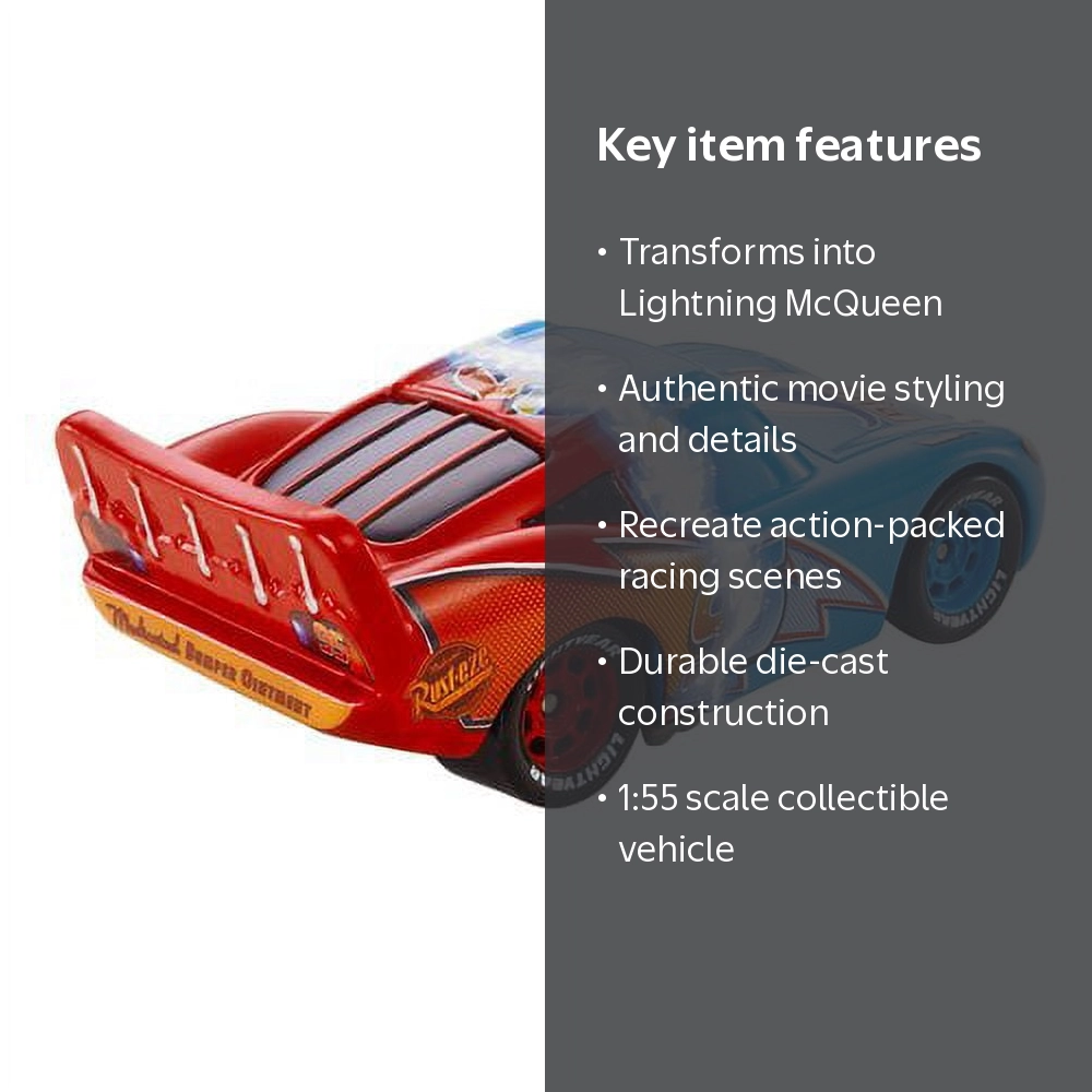 Disney/Pixar Cars Transforming Lightning McQueen Die-cast Vehicle
