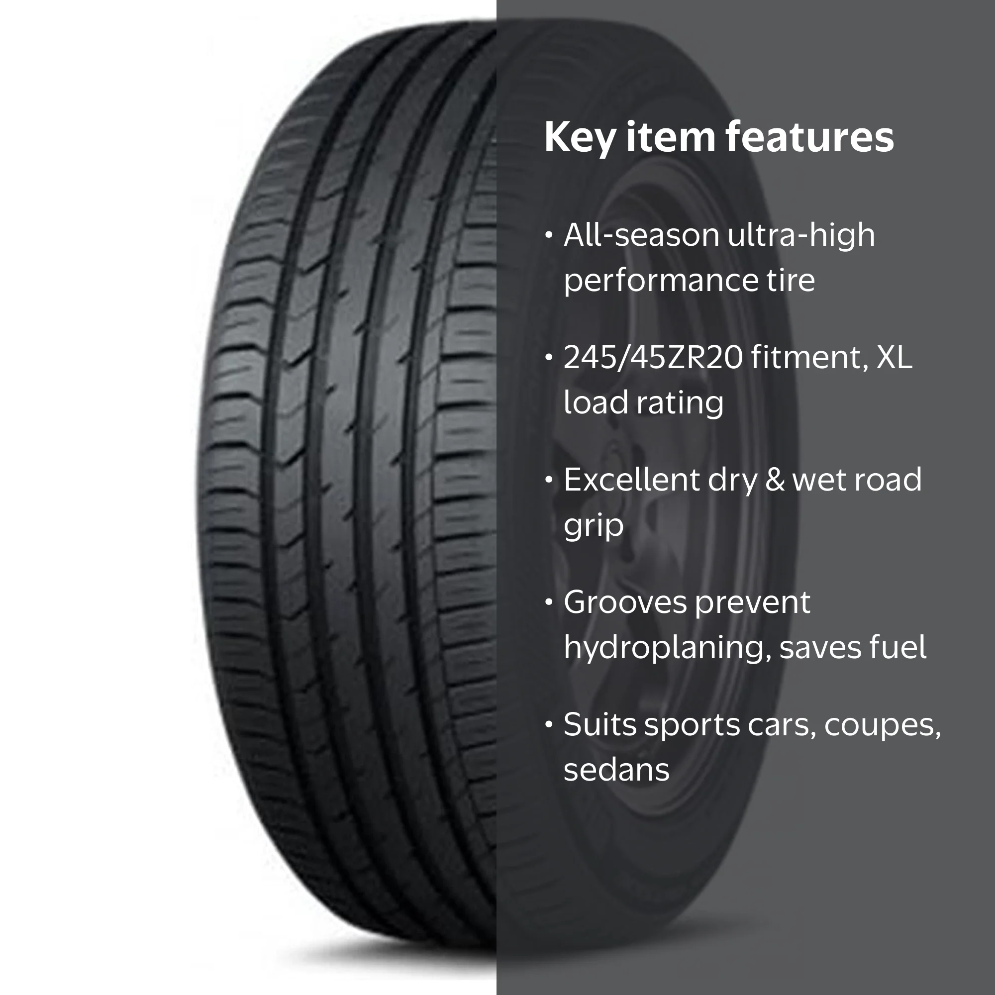 Momo Toprun M300 AS Sport UHP 245/45ZR20 103Y XL Passenger Tire
