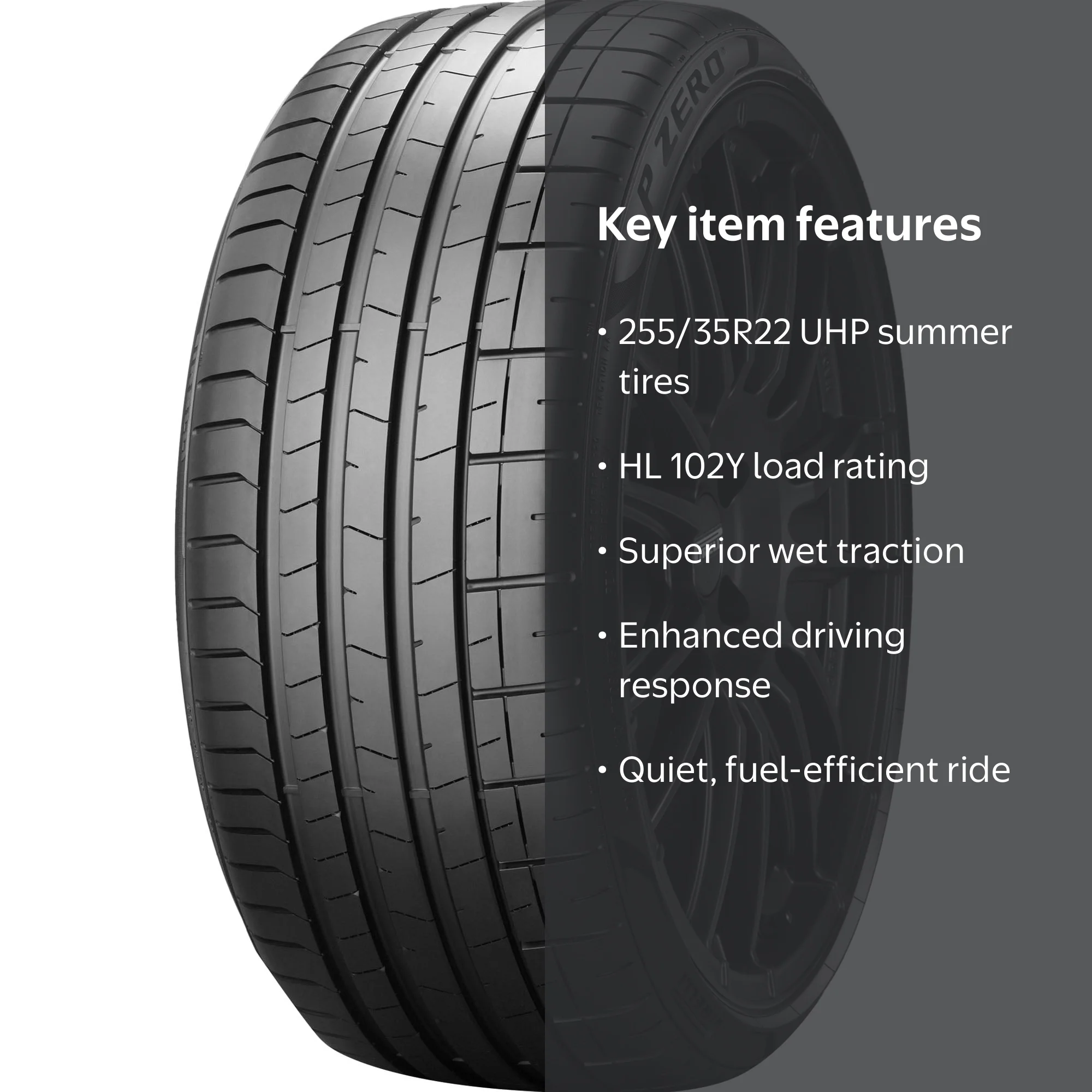 Pirelli P Zero (PZ4-Sport) UHP Summer 255/35R22 102Y HL Passenger