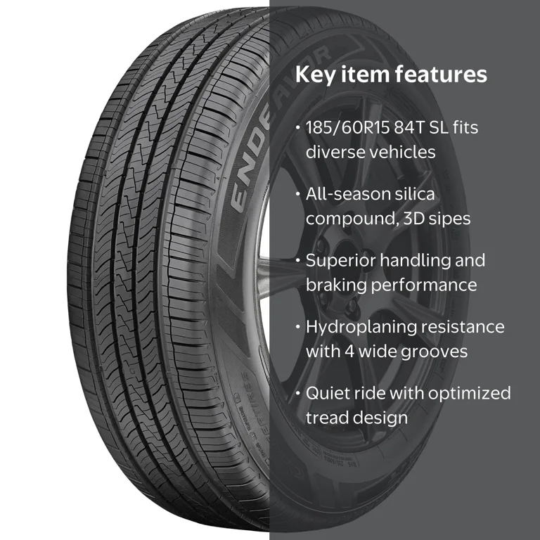 Cooper, Passenger Tire, All Season, 185/60R15, 84T - Walmart.com