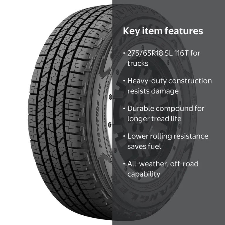 Goodyear Wrangler Fortitude HT All Terrain 275/65R18 116T Light
