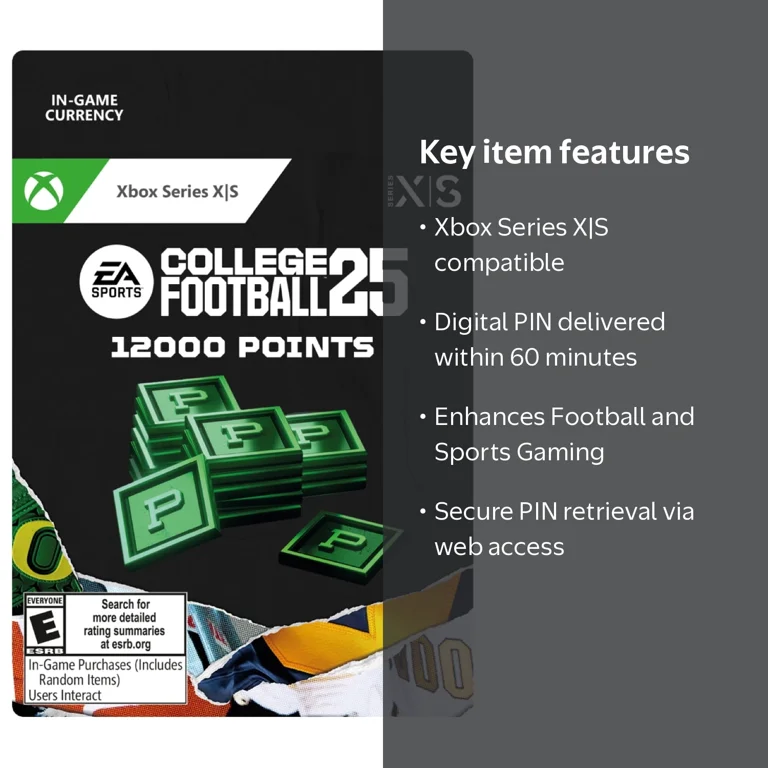 College Football 25: 12000 Points - Xbox Series X|S [Digital