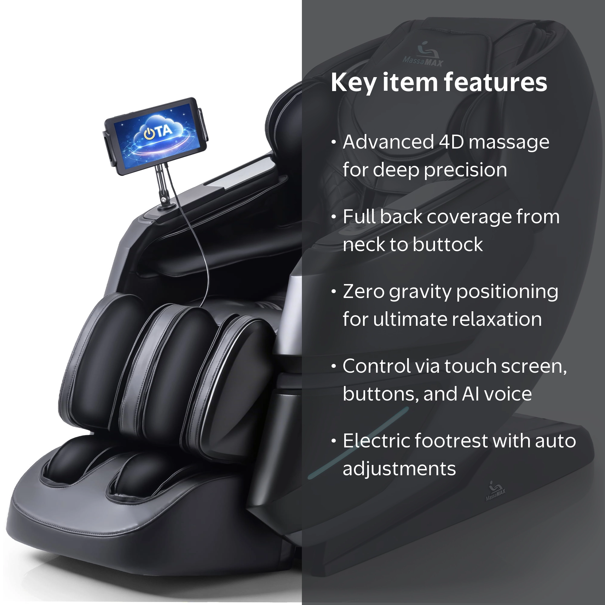 MassaMAX MD321 Massage Chair 2025 Full Body with Heat Zero Gravity