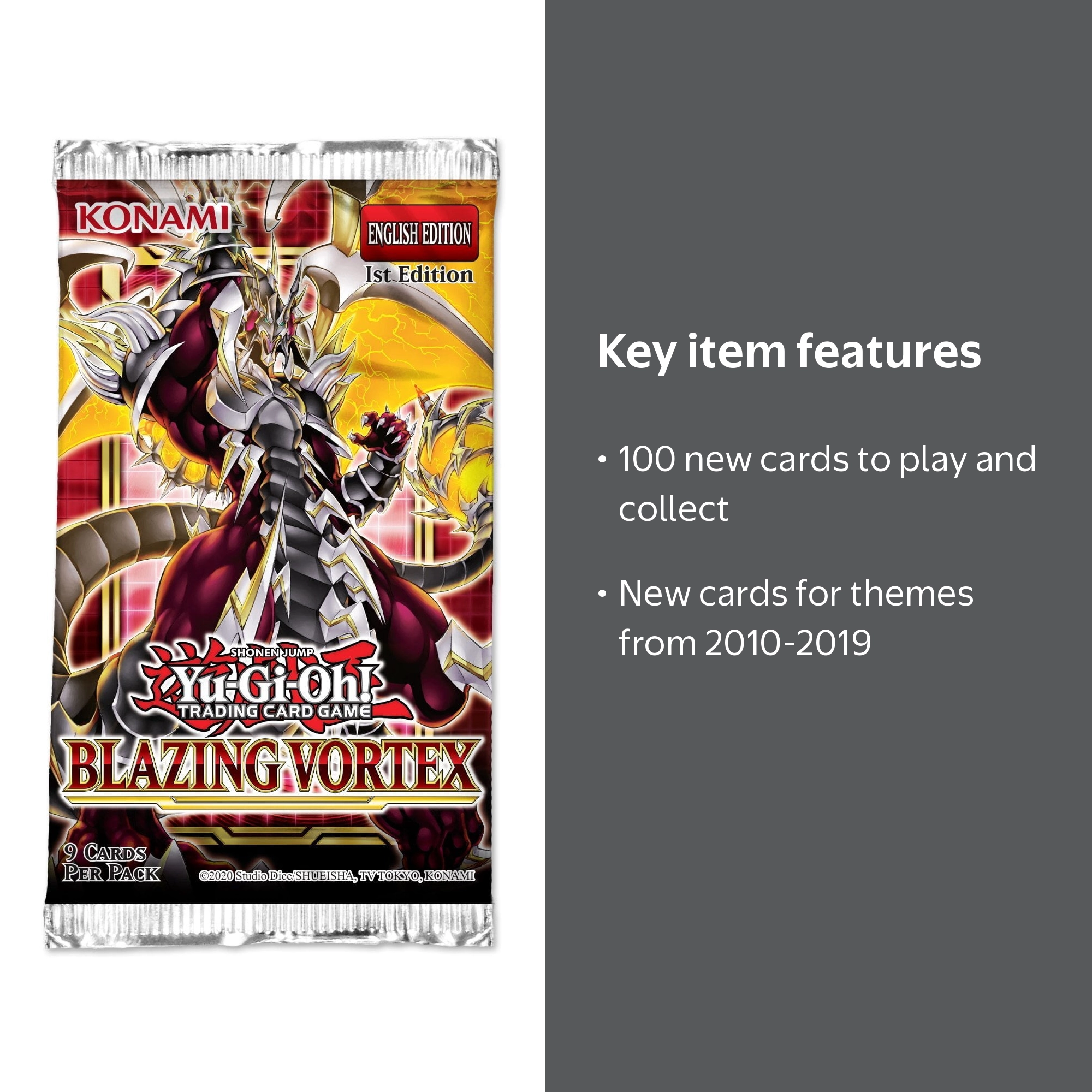 Yu-Gi-Oh! TCG Blazing Vortex Booster Box - Walmart.com