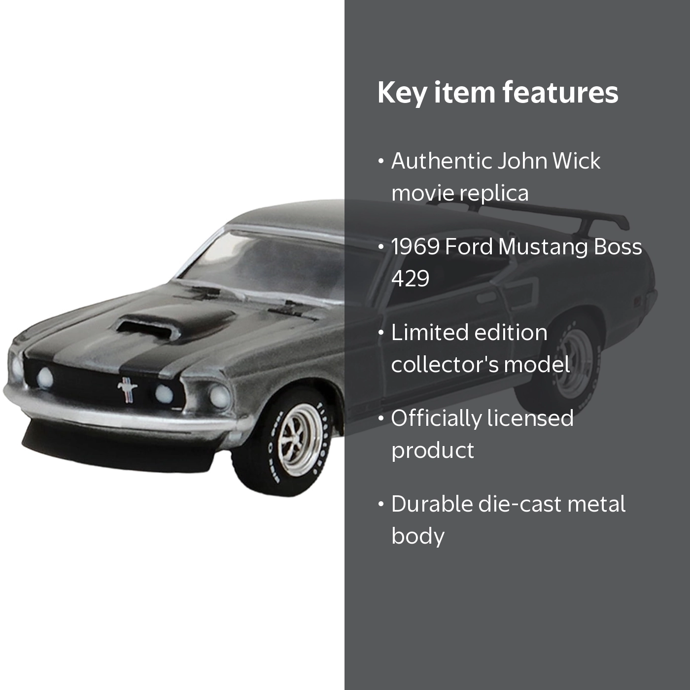 Greenlight 1/64 Diecast 1969 Ford Mustang Boss 429 