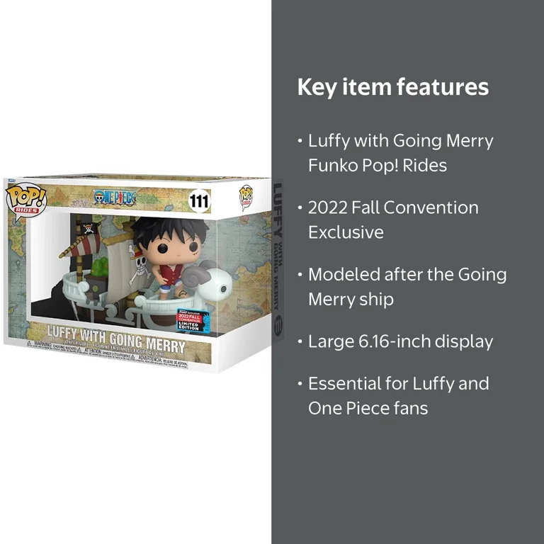 Funko Pop! One Piece Luffy & Going Merry Figure - Anime, 2022 NYCC