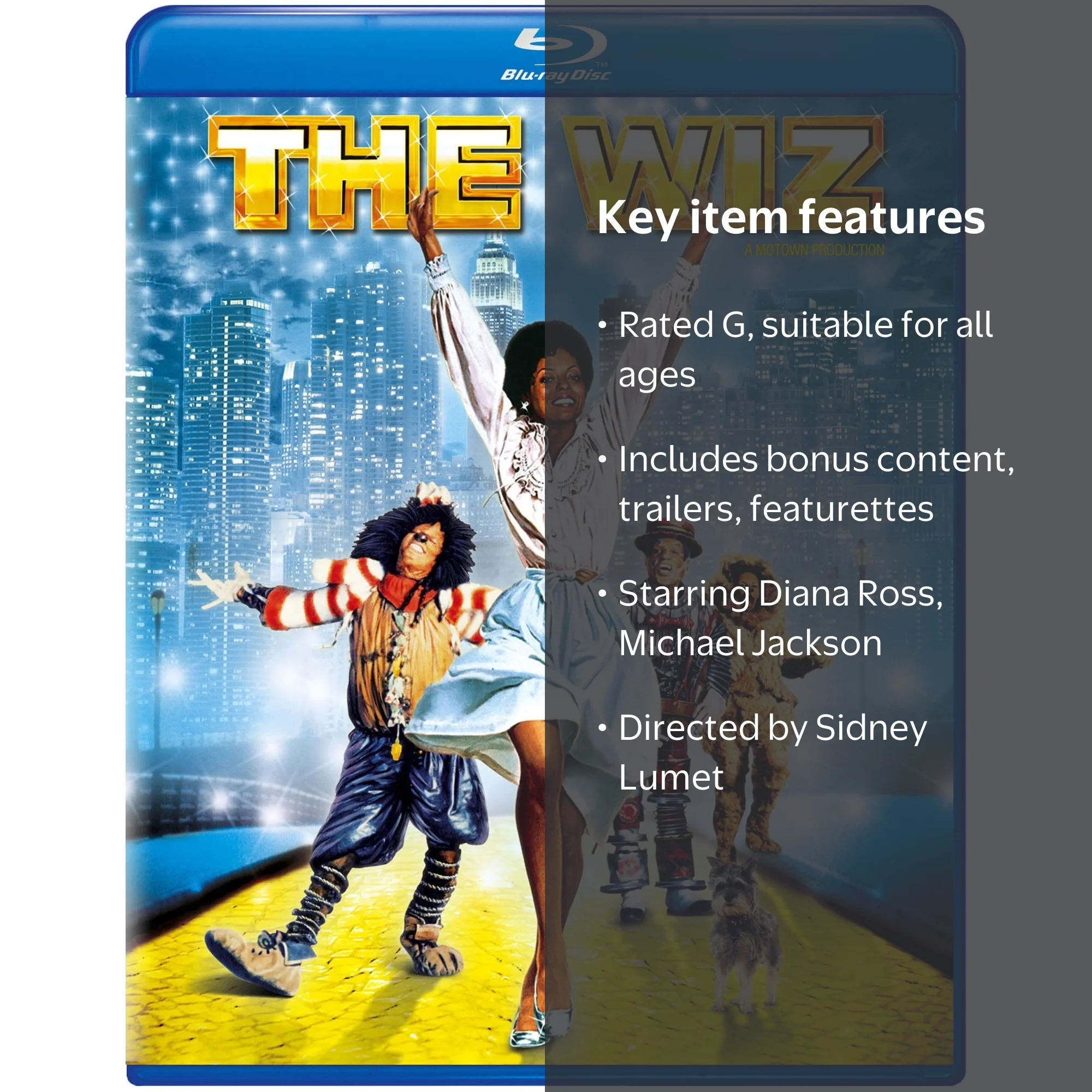 Universal Studios, The Wiz (Blu-ray), G, Musical Fantasy - Walmart.com