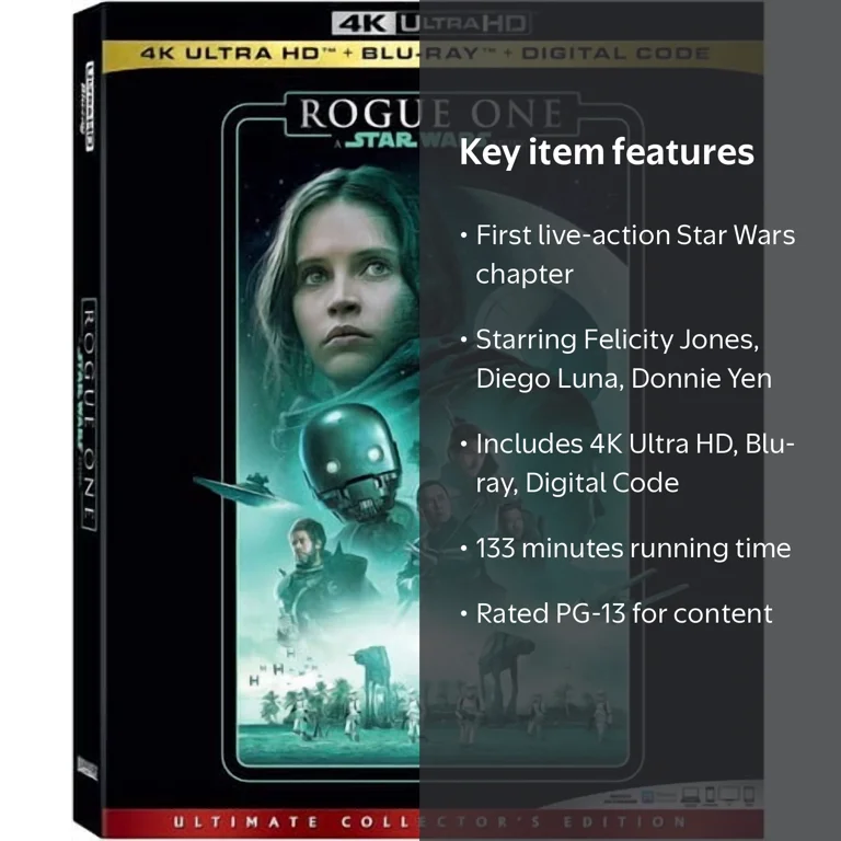 Disney's Rogue One: A Star Wars Story - Rebel Set (4K Ultra HD +